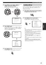 Предварительный просмотр 41 страницы Yamaha YSP 1000 - Digital Sound Projector Five CH... Owner'S Manual