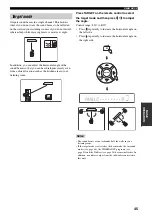 Предварительный просмотр 49 страницы Yamaha YSP 1000 - Digital Sound Projector Five CH... Owner'S Manual