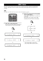 Предварительный просмотр 62 страницы Yamaha YSP 1000 - Digital Sound Projector Five CH... Owner'S Manual