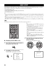 Предварительный просмотр 66 страницы Yamaha YSP 1000 - Digital Sound Projector Five CH... Owner'S Manual