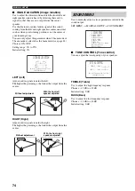 Предварительный просмотр 78 страницы Yamaha YSP 1000 - Digital Sound Projector Five CH... Owner'S Manual