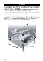 Предварительный просмотр 6 страницы Yamaha YSP 1100 - Digital Sound Projector Five CH... Owner'S Manual