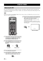 Предварительный просмотр 30 страницы Yamaha YSP 1100 - Digital Sound Projector Five CH... Owner'S Manual