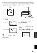 Предварительный просмотр 67 страницы Yamaha YSP 1100 - Digital Sound Projector Five CH... Owner'S Manual