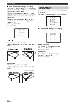 Предварительный просмотр 70 страницы Yamaha YSP 1100 - Digital Sound Projector Five CH... Owner'S Manual