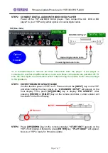 Preview for 3 page of Yamaha YSP-3300 Firmware Updates