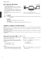 Предварительный просмотр 2 страницы Yamaha YSP-600 Service Manual