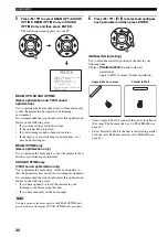 Предварительный просмотр 34 страницы Yamaha YSP 800 - Digital Sound Projector Five CH... Owner'S Manual