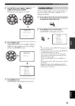 Предварительный просмотр 39 страницы Yamaha YSP 800 - Digital Sound Projector Five CH... Owner'S Manual