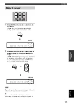 Предварительный просмотр 43 страницы Yamaha YSP 800 - Digital Sound Projector Five CH... Owner'S Manual