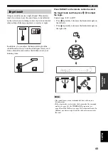 Предварительный просмотр 47 страницы Yamaha YSP 800 - Digital Sound Projector Five CH... Owner'S Manual