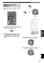 Предварительный просмотр 51 страницы Yamaha YSP 800 - Digital Sound Projector Five CH... Owner'S Manual