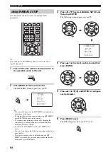 Предварительный просмотр 68 страницы Yamaha YSP 800 - Digital Sound Projector Five CH... Owner'S Manual