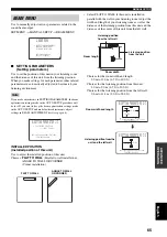 Предварительный просмотр 69 страницы Yamaha YSP 800 - Digital Sound Projector Five CH... Owner'S Manual