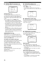 Предварительный просмотр 74 страницы Yamaha YSP 800 - Digital Sound Projector Five CH... Owner'S Manual