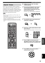 Предварительный просмотр 89 страницы Yamaha YSP 800 - Digital Sound Projector Five CH... Owner'S Manual