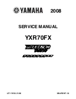 Yamaha YXR70FX Service Manual preview