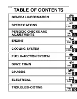 Предварительный просмотр 7 страницы Yamaha YXR70FX Service Manual