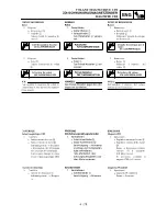 Preview for 411 page of Yamaha YZ250F(R) Owner'S Service Manual