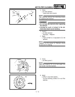 Preview for 182 page of Yamaha YZ250F(S) Owner'S Service Manual