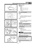 Preview for 480 page of Yamaha YZ250F(S) Owner'S Service Manual