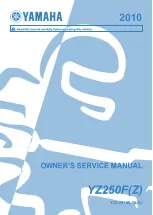 Предварительный просмотр 3 страницы Yamaha YZ250F(Z) Owner'S Service Manual