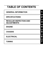 Предварительный просмотр 9 страницы Yamaha YZ250F(Z) Owner'S Service Manual