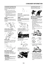 Предварительный просмотр 16 страницы Yamaha YZ250F(Z) Owner'S Service Manual