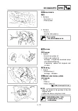 Preview for 398 page of Yamaha YZ450F(V) Owner'S Service Manual