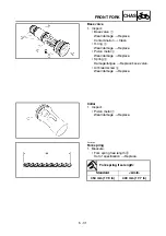 Preview for 500 page of Yamaha YZ450F(V) Owner'S Service Manual