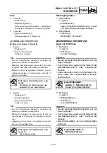 Preview for 553 page of Yamaha YZ450F(V) Owner'S Service Manual