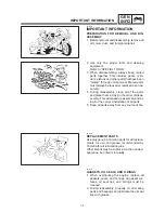 Предварительный просмотр 13 страницы Yamaha YZF-R6 Service Manual