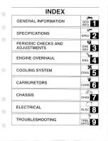 Предварительный просмотр 5 страницы Yamaha YZF-R6L Service Manual