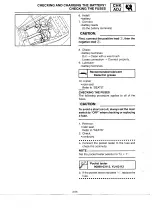 Предварительный просмотр 114 страницы Yamaha YZF-R6L Service Manual