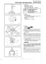 Предварительный просмотр 255 страницы Yamaha YZF-R6L Service Manual