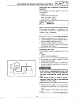 Предварительный просмотр 338 страницы Yamaha YZF-R6L Service Manual