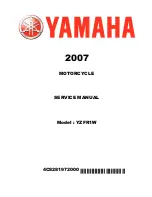 Yamaha YZFR1W 2007 Service Manual предпросмотр