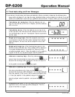 Предварительный просмотр 13 страницы Yamato DP-6200 Operation Manual