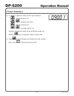 Предварительный просмотр 16 страницы Yamato DP-6200 Operation Manual