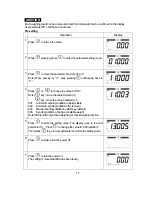 Preview for 19 page of Yamato DP-6700 Operation Manual