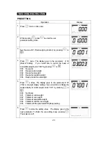 Preview for 25 page of Yamato DP-6700 Operation Manual