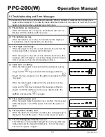 Предварительный просмотр 13 страницы Yamato PPC-200 Operation Manual