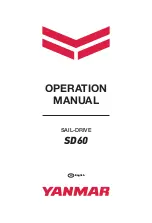 Yanmar SD60 Operation Manual preview