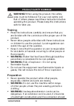 Preview for 10 page of Yard force EW U15 Original Instructions Manual