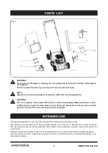 Предварительный просмотр 5 страницы Yard force YF22-3N1 Manual