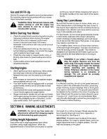 Preview for 10 page of Yard Machines 260 Series Operator'S Manual