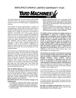 Предварительный просмотр 20 страницы Yard Machines 260 Series Operator'S Manual