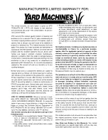 Preview for 24 page of Yard Machines 390 Series Operator'S Manual