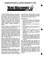 Preview for 24 page of Yard Machines 430 Series Operator'S Manual