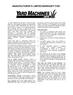 Предварительный просмотр 20 страницы Yard Machines 550 Operator'S Manual